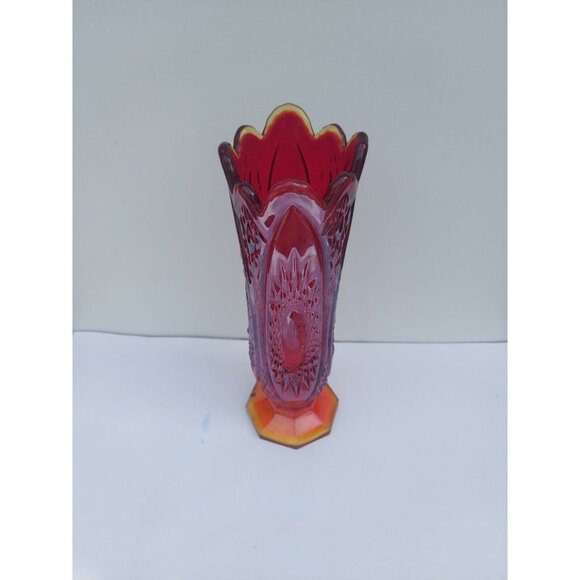 Indiana Glass Heirloom Swung Vase --AS IS-- READ - Picture 4 of 10